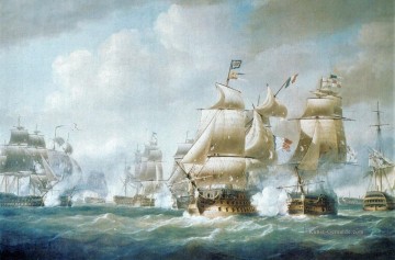 Kriegsschiff Seeschlacht Werke - Santodomingo Seeschlacht